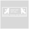 K-design Keep Off Outside Car Sticker White 22 X 8,3 Cm -Pawfect Care Store 01kdc071 12x tobvqi4fi0dcoq1o