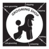 K-design Grooming Shop Outside Right Sticker Black 58,4 X 58,4 Cm -Pawfect Care Store 01kdc077 12x swkp9csbow7d2qlu