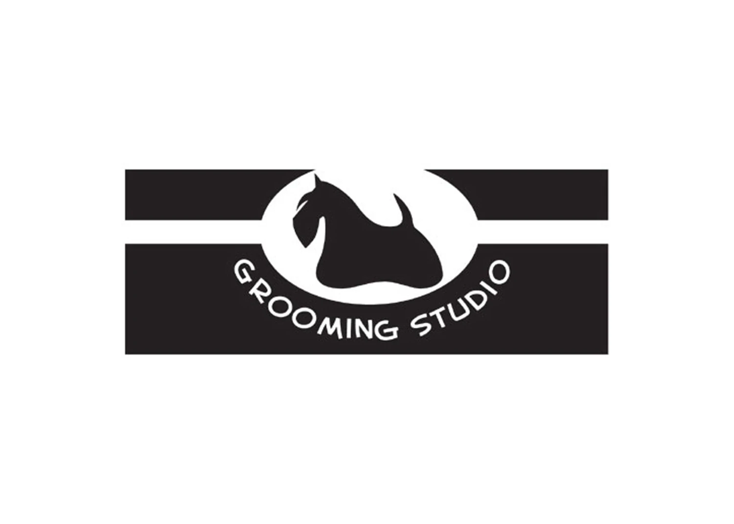 K-design Dog In Oval Outside Left Sticker Black 67 X 29 Cm 3 K-design Dog In Oval Outside Left Sticker Black 67 X 29 Cm