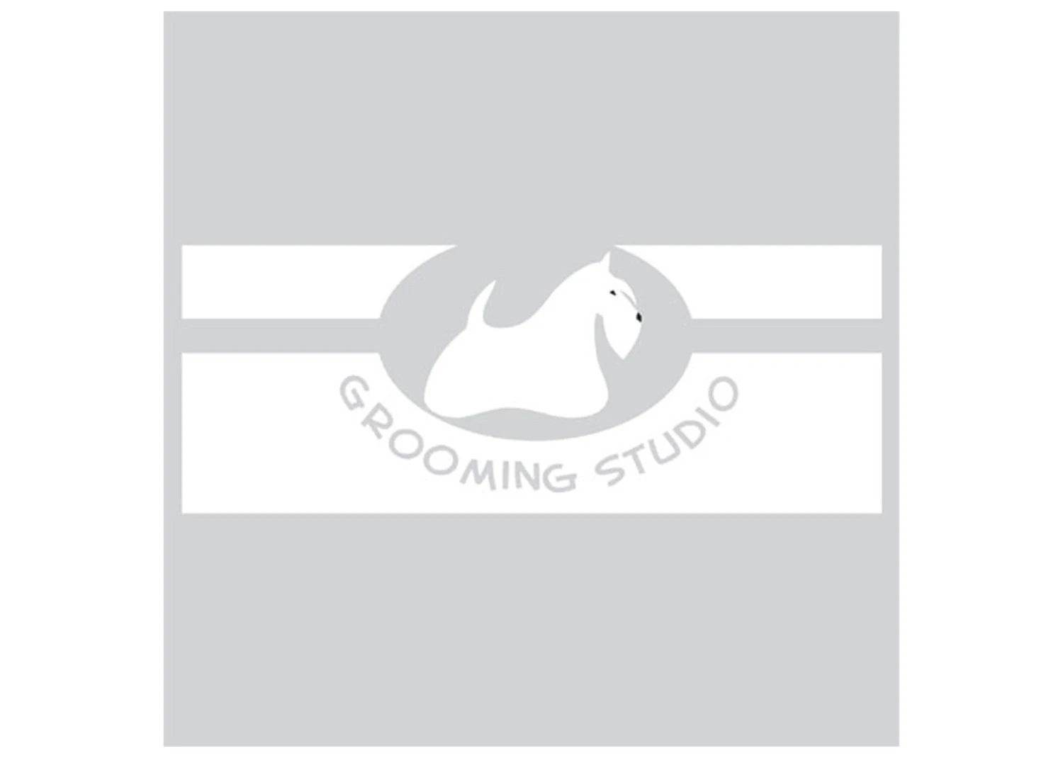 K-design Dog In Oval Outside Right Sticker White 67 X 29 Cm 3 K-design Dog In Oval Outside Right Sticker White 67 X 29 Cm