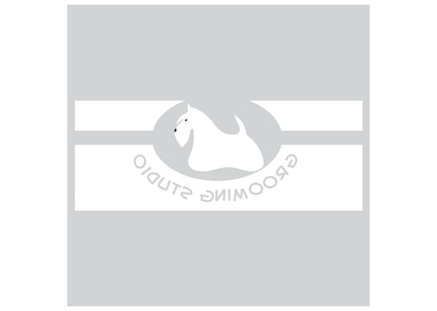 K-design Dog In Oval Inside Left Sticker White 135 X 58,4 Cm 3 K-design Dog In Oval Inside Left Sticker White 135 X 58,4 Cm