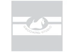 K-design Dog In Oval Outside Right Sticker White 135 X 58,4 Cm