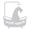 K-design Dog In Bath Inside Right Sticker Silver 32 X 36 Cm -Pawfect Care Store 01kdc153 12x lgkeakkjl2tzbmxu