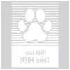 K-design Stripes Paw Inside Sticker White 58,4 X 81 Cm -Pawfect Care Store 01kdc225 12x hupigsjmtow3jul8