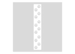 K-Design Paws Sticker 12 Pcs White 3 X 29 Cm
