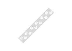 K-Design Paws Sticker 12 Pcs Silver Negative 4 X 24 Cm