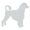 K-Design Portuguese Water Dog Lion Sticker Right Silver 10 Cm -Pawfect Care Store 01kde116 12x bzmqtxa3wi08hdc6