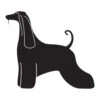 K-Design Afghan Sticker Left Black 10 Cm -Pawfect Care Store 01kde125 12x v0i1qtgvetrgqnes