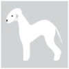 K-Design Bedlington Terrier Sticker Left White 10 Cm -Pawfect Care Store 01kde159 12x nmiqzz7lu3armj8m