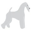 K-Design Airdale Terrier Sticker Right Silver 25 Cm -Pawfect Care Store 01kde200 12x xnvgvpomb5ngja1i