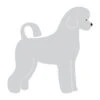 K-Design Portuguese Water Dog Puppy Sticker Rechts Silver 25 Cm -Pawfect Care Store 01kde248 12x arfjyfr4qjlws9fv