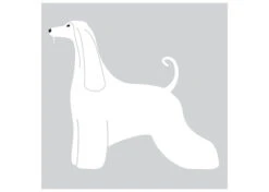 K-Design Afghan Sticker Left White 25 Cm