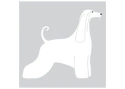 K-Design Afghan Sticker Right White 25 Cm