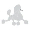 K-Design Poodle Running Sticker Right Silver 25 Cm -Pawfect Care Store 01kde290 12x vqbg3ulfjxcadiom