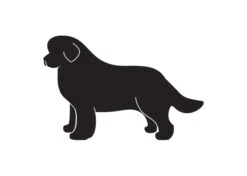 K-Design New Foundlander Sticker Left Black 25 Cm