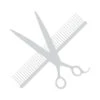 K-Design Shear & Comb Sticker Silver 25 Cm -Pawfect Care Store 01kde336 12x lzztydhppjuq61y6
