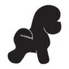 K-Design Bichon Sticker Right Black 50 Cm -Pawfect Care Store 01kde354 12x b8uclximconbwtbn
