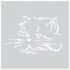K-Design Cat Sticker Left White 50 Cm -Pawfect Care Store 01kde483 12x mpmzp59jfyv1tre7