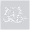 K-Design Cat Sticker Right White 50 Cm 2 K-Design Cat Sticker Right White 50 Cm -Pawfect Care Store 01kde484 12x wdcwnkgzkr1gk3gk