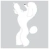 K-Design Poodle Stand Up Sticker Left White 25 Cm 2 K-Design Poodle Stand Up Sticker Left White 25 Cm -Pawfect Care Store 01kde498 12x dykzrjgomapjatr2