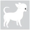 K-Design Chihuahua Sticker Right White 25 Cm -Pawfect Care Store 01kde505 12x fe5qzjxvqcfjcwk7