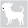 K-Design Chihuahua Sticker Left White 10 Cm -Pawfect Care Store 01kde522 12x kvoivcfhqgwkqa7o