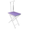 Groom-X Ringside Table - Show Table Purple 60 X 45 X 73-82 Cm