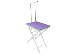 Groom-X Ringside Table - Show Table Purple 60 X 45 X 73-82 Cm