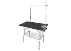 SS Grooming Table 95x55x78cmH Black Show Table