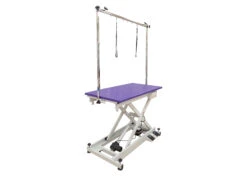 Groom-X LowLine Salon Table Purple Top 110x60x32-102cm With Control Frame Professional Grooming Table