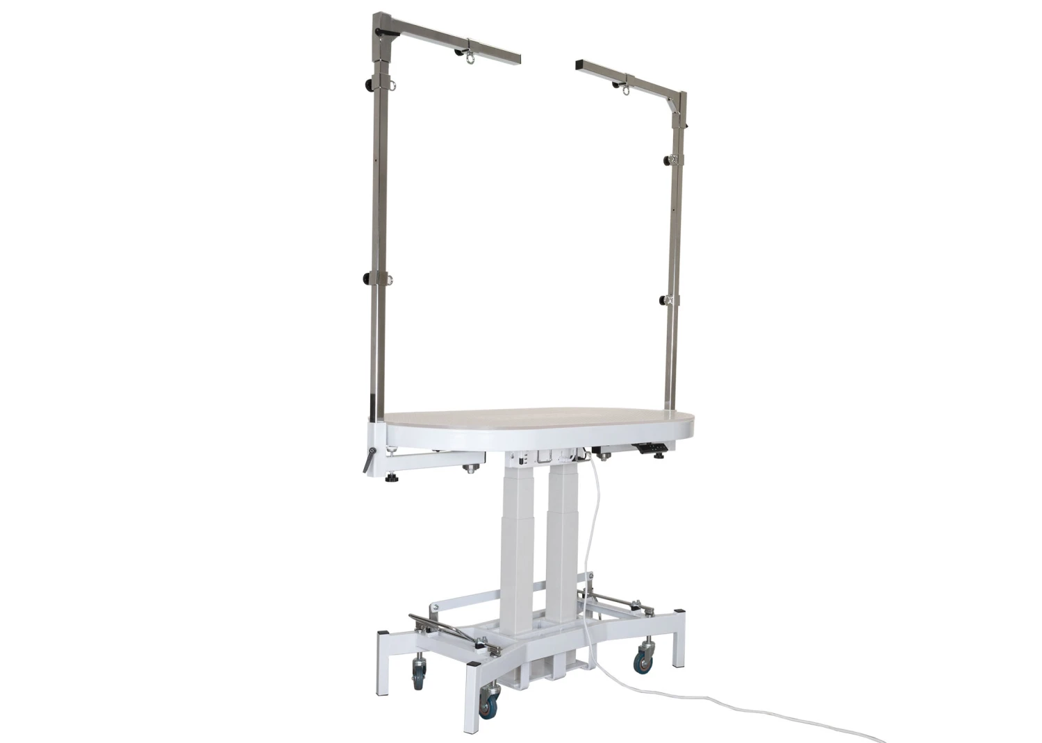 Groom-X Compact Electric Tournament Table With Light - Oval - 119.5 X 61 Cm - H 61-110 Cm 4 Groom-X Compact Electric Tournament Table With Light - Oval - 119.5 X 61 Cm - H 61-110 Cm - Image 2