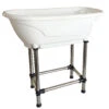 Show Tech Handy Tub M 96x50x91cm White Bath -Pawfect Care Store 15ste007 12x qycgtxpgyjnq5hal