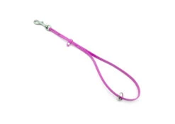 Jelly Pet Grooming Loop W/Ring Neon Pink 61 Cm X 1 Cm