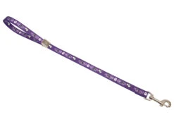 Show Tech Grooming Noose With Pawprint Purple 55 X 1.5 Cm