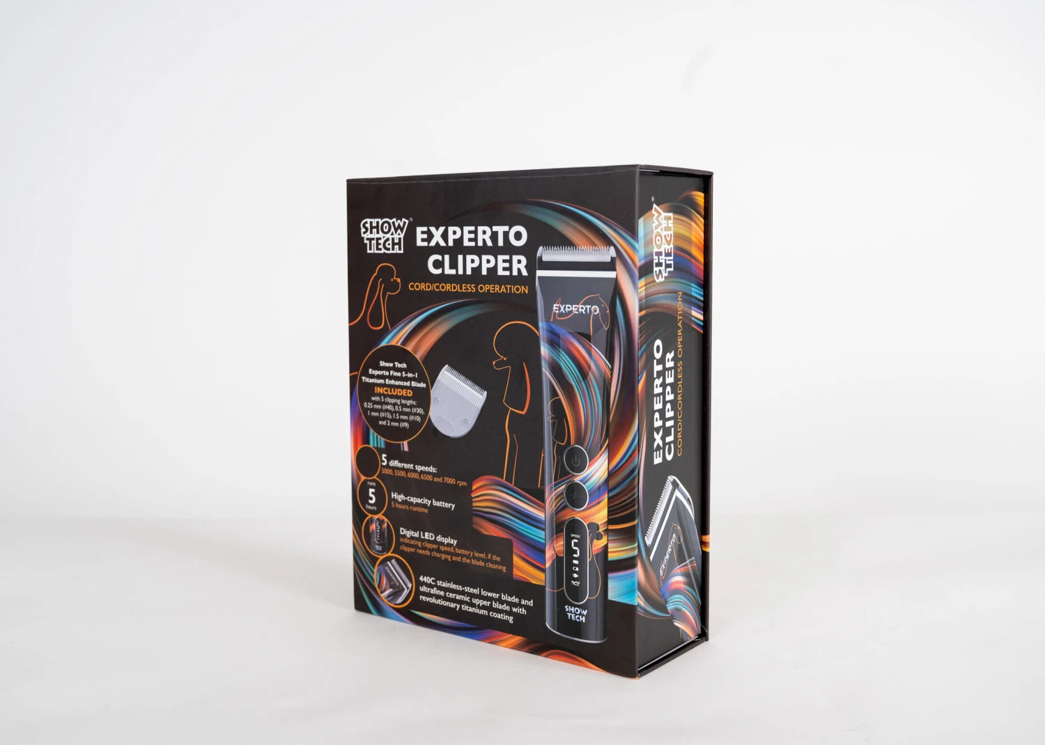 Show Tech Experto Cordless Clipper 5 Speeds 11 Show Tech Experto Cordless Clipper 5 Speeds - Image 9