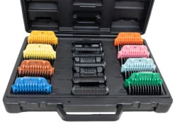 Show Tech Pro Wide SS Snap-on Comb Kit - 8 Combs + 6 Wide Blades In Carry Case -Pawfect Care Store 21ste075 3 mwrgmjs0wq1iz9bo