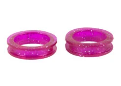 Show Tech Finger Ring 21 Mm Purple Glitter Scissor Rings 2 Pcs