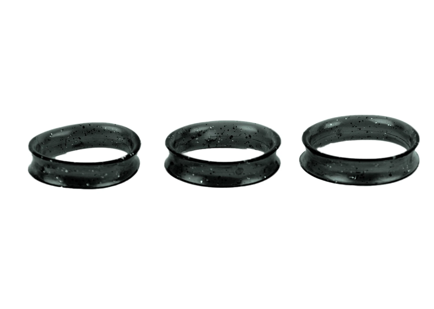 Show Tech Finger Ring 22mm Fine Black Glitter Scissor Rings 2 Pcs 3 Show Tech Finger Ring 22mm Fine Black Glitter Scissor Rings 2 Pcs