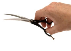 Yento Sparkle Series Curved Scissors Black 16,5 Cm - 6,5" -Pawfect Care Store 22yen089 3 svr1cptedxrydxh3