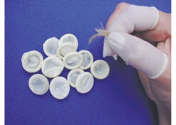 Show Tech Finger Condoms 100 Pcs White - M