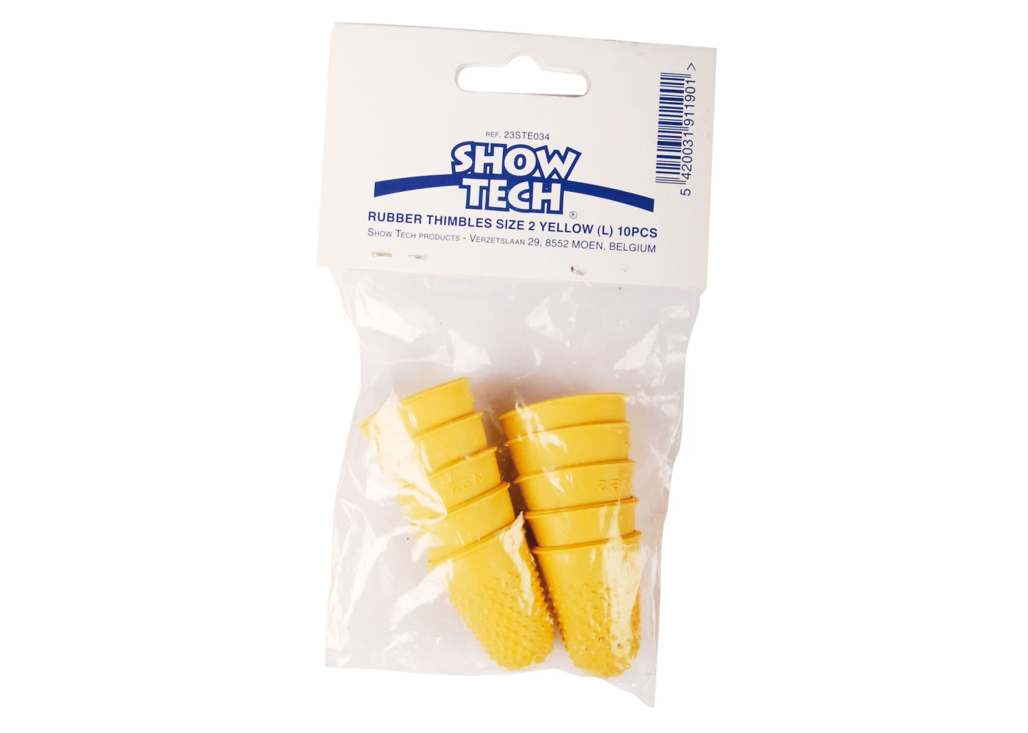 Show Tech Rubber Stripping Thimbles 10 Pcs 2 Yellow 3 Show Tech Rubber Stripping Thimbles 10 Pcs 2 Yellow