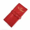 The Sentinel Leather Pouch Ruby Red S