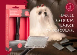 Yento Show Coat Slicker With Extra Long Handle - M 9 Yento Show Coat Slicker With Extra Long Handle - M -Pawfect Care Store 25yen008 ce0pgi2ckjvkop8p