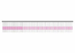 Utsumi U&U Wide Quarter Pink Line Comb 23cm