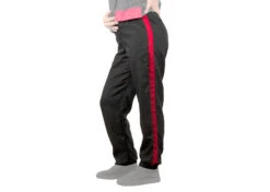 Tikima Galeria Trousers With Elastic 4XL Black/Red Stripe