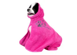 Show Tech+ Dry Dude Small Hot Pink Bathrobe -Pawfect Care Store 33stp008 1 7l2v4rnja6wjgu5l