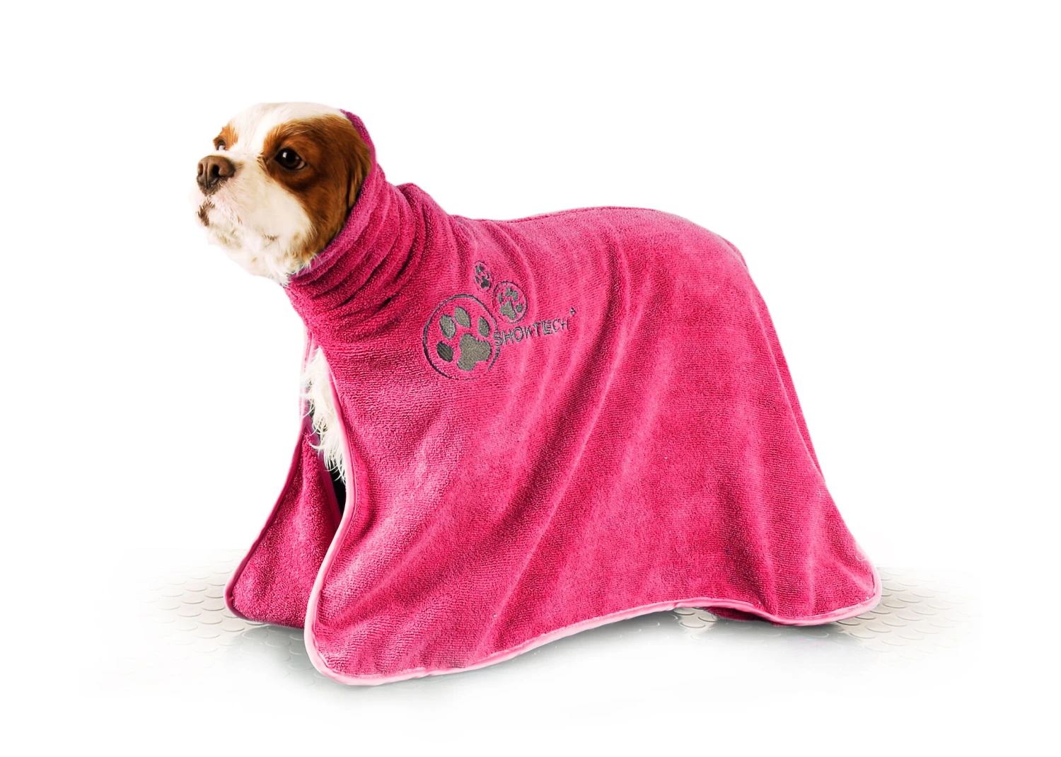 Show Tech+ Dry Dude Intermediate Hot Pink Bathrobe 3 Show Tech+ Dry Dude Intermediate Hot Pink Bathrobe