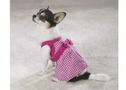 East Side Collection Gingham Dress Magenta L 40-50cm Attire