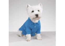 East Side Collection Preppy Puppy Polo Cape Blue XL 50-60cm Attire