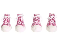 East Side Collection Gingham Boots Magenta L Attire